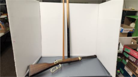 Pool Stick & Pellet Gun