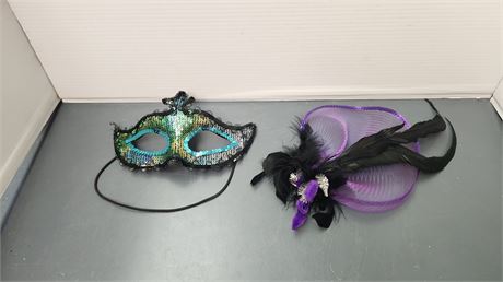 Halloween Mask & Hair Clip