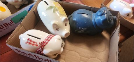 Lot of Piggy Banks