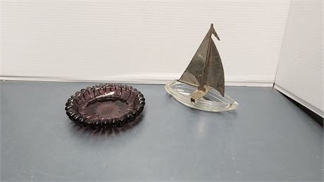 2 Vintage Ashtrays