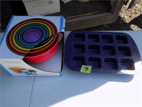 Bowl Set, Baking Pan