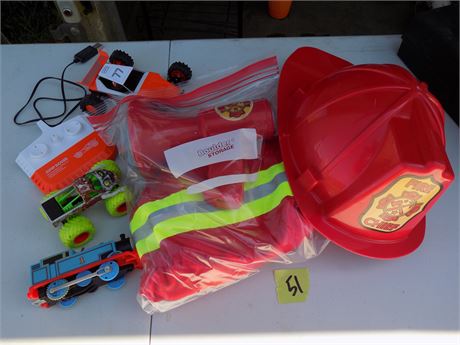 Fireman Toys, Thomas the Train, Cars