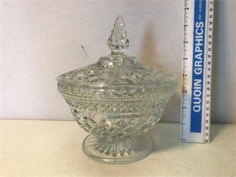 Covered Glass Dish