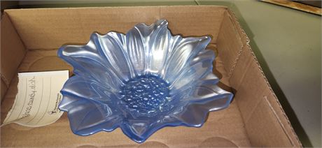 Very Pretty Blue Glass Bowl