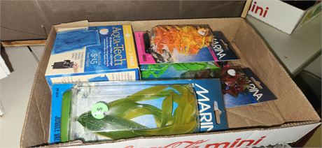 Lot Of Aquarium Decorations
