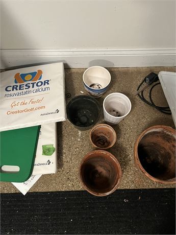 Pots and Seat Cushions