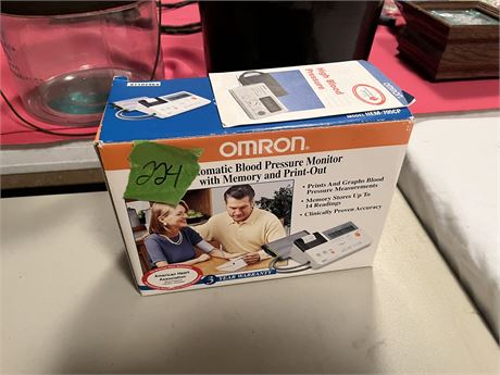 Omron Blood Pressure Monitor