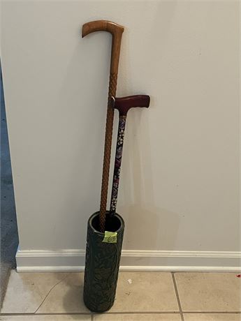 Decorative Canes, Container