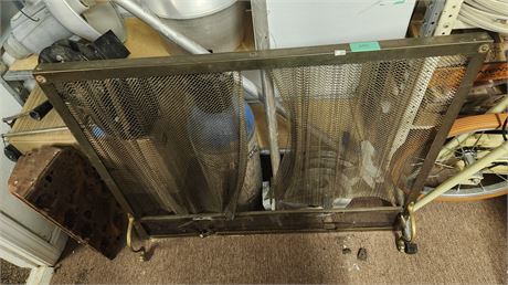 Metal Fireplace Cover
