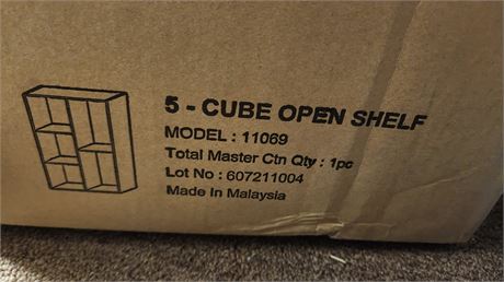 Furinno 5 Cube Open Shelf