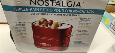 Nostalgia Retro Pop Up Hot Dog Toaster