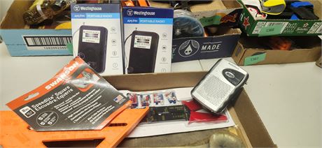 Portable radios and tools