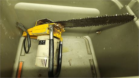 The Quiet Cut Electric Chainsaw