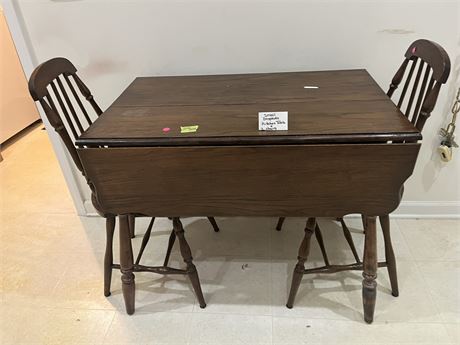 Dropside Kichen Table and 2 Chairs