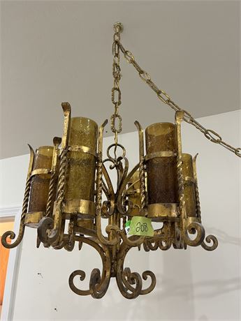 Vintage Swag Light Fixture