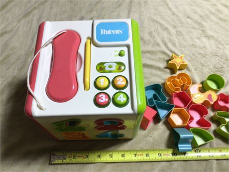Kids interactive shapes and puzzle toy
