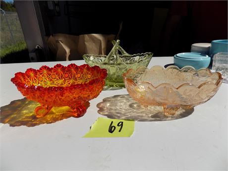 Vintage Glass, Fenton, Depression