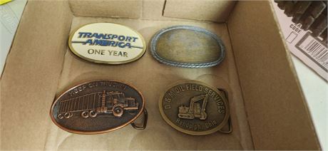 4 Belt Buckles