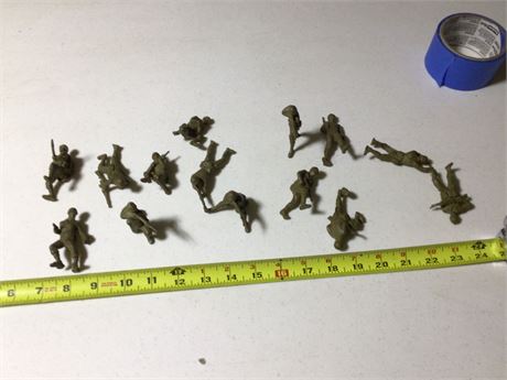 Larger Plastic Toy Soldiers Vintage