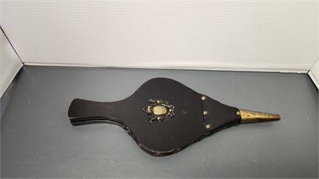 Vintage Wood & Leather Fireplace Bellows