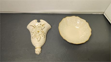 Coventry Plant Holder & Lenox Dish