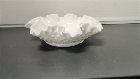 Fenton Hobnail Milk Glass Bowl