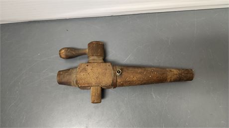 Vintage Wooden Barrel Beer Keg Tap Faucet Spigot