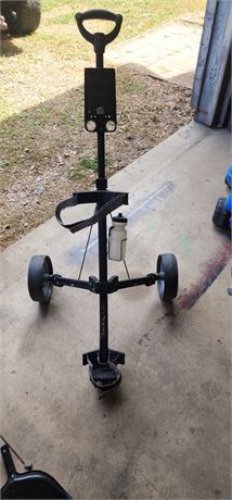 Foldable Golf Bag Holder/Roller