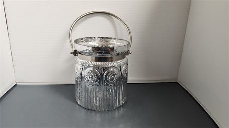 Glass Decorative Ice Bucket