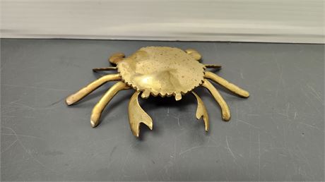 Brass Crab Ring Holder