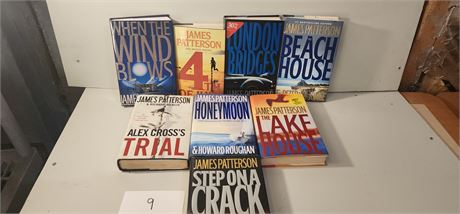 8 Hard cover James Patterson books