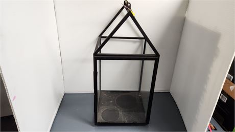 Glass Candle Lantern Holderq