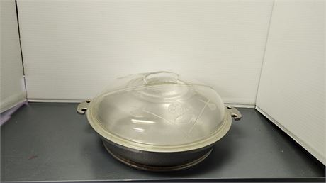 Vintage Guardian Service Ware. Aluminum Pot With Glass Lid