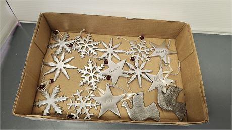 Lot Of Various Heavy Metal Snowflakes