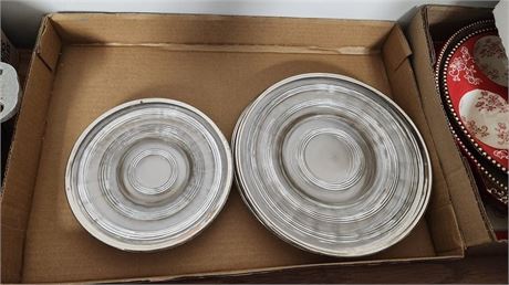 Lot Of Clear Plates