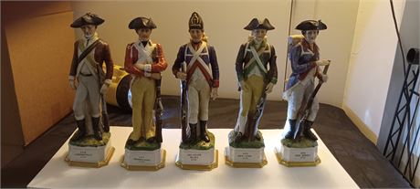 5 Soldier Statues