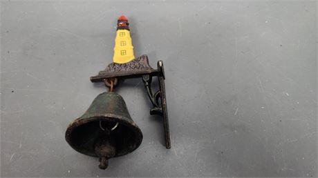 Cast Iron Lighthouse Bell Ringer