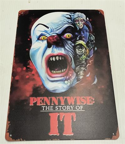 Metal Horror Movie Sign