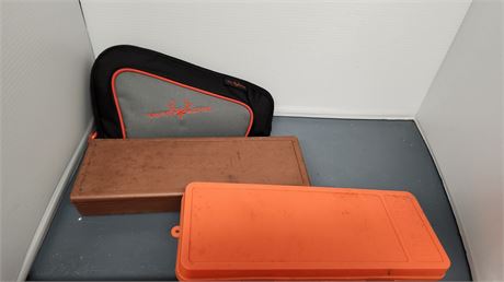 Gun Case & Partial Gun Cleaning Kit & Empty Case