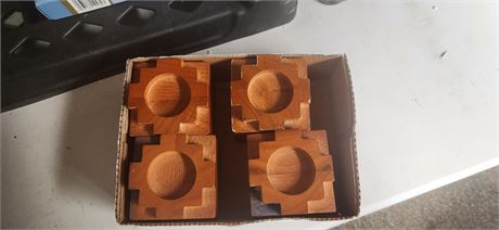 4 Wood Bed Risers