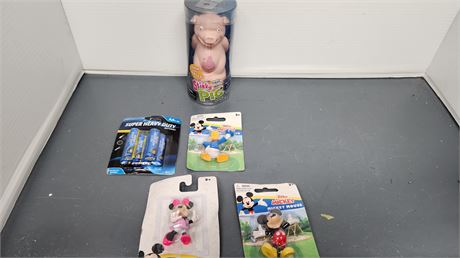Batteries & Mickey Mouse Toys
