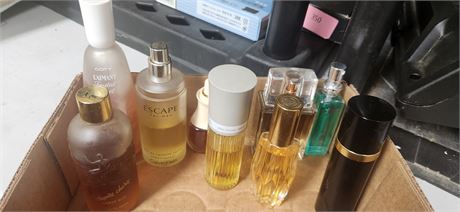 Various Bottles Of Perfume & Cologne