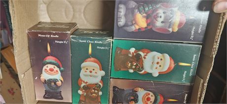 Vintage Christmas Candles