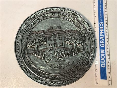 Carson Statesmetal Friendship Plate