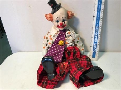 Victoria Impex Corp. Porcelain Clown Musical