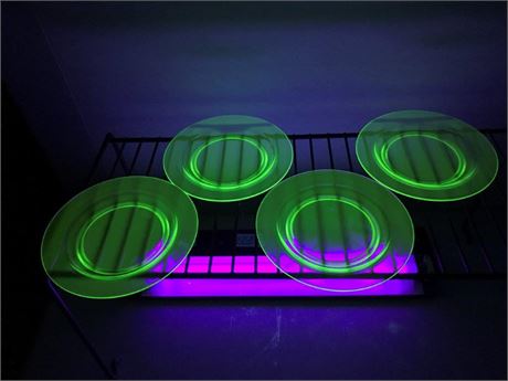 Uranium Glass Plates