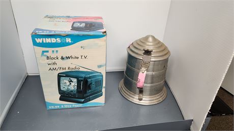 Portable TV & Beer Stein Ice Bucket