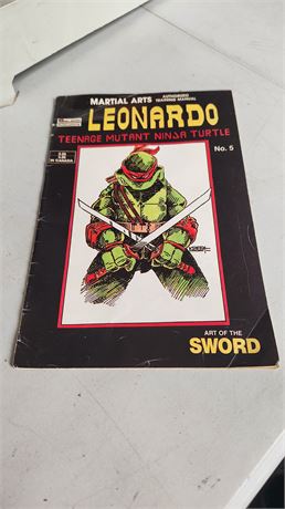 Teenage Mutant Ninja Turtles Leonardo Martial Arts Book & Misc. Items