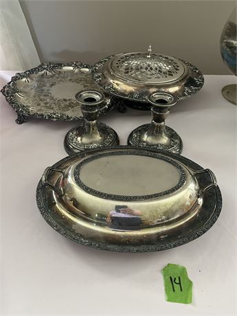 Serving Dishes, Candlesticks