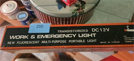 12 volt emergency and work light